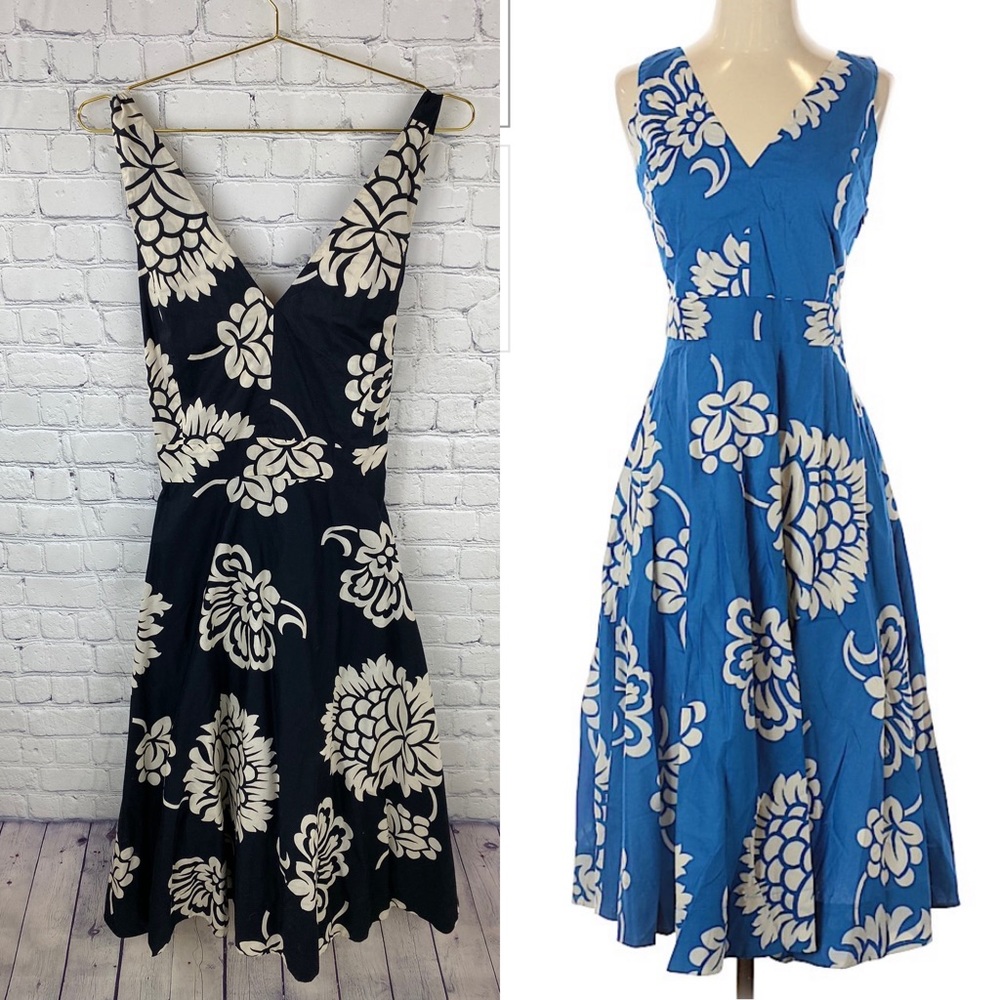 Gerard Darel Floral Midi Dress Size 12-14